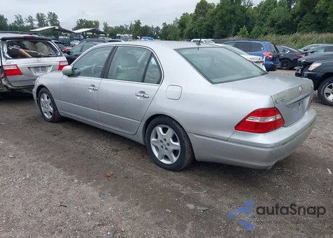2004 Lexus Ls 430 from USA, damaged, VIN JTHBN36F740161201